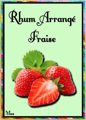Rhum arange fraise