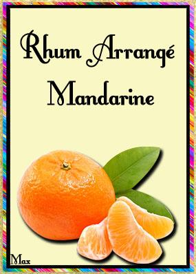 Rhum arrange mandarine
