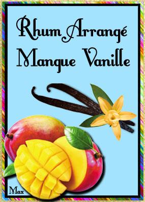 Rhum arrange mangue vanille copie