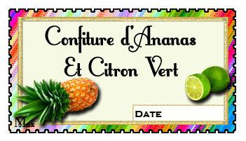 Confiture d ananas et citron vert copie