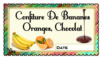 Confiture de bananes oranges chocolat copie
