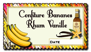 Confiture de bananes rhum vanille copie