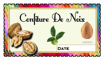 Confiture de noix