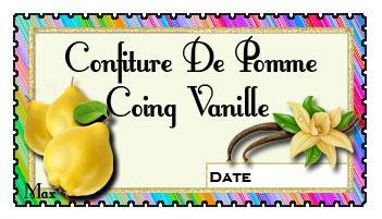 Confiture de pomme coing vanille 3