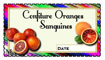 Confiture orange sanguine 1