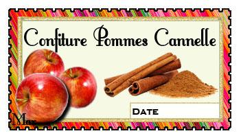 Confiture pommes cannelle