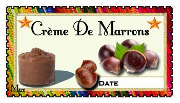 Crreme de marrons