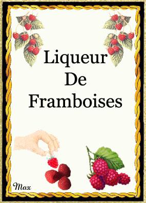 Liqueur de framboises