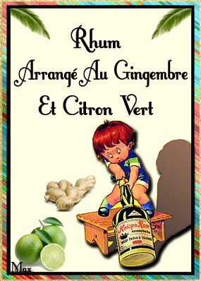 Rhum arrange au gingembre et citron vert copie