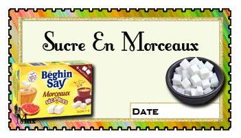 Sucre en morceaux